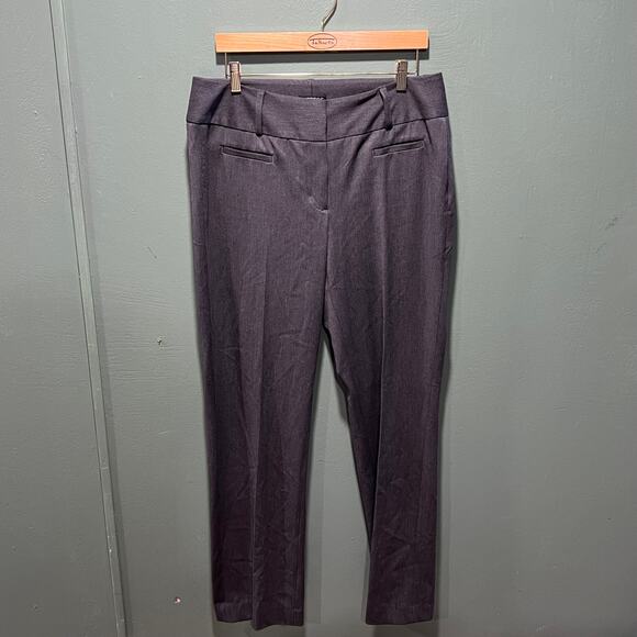 Express Editor Size 12 Charcoal Gray Professional Dress Pants Women - Picture 1 of 3
